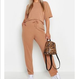 Comfy tan co-ord set